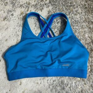 5 for $25🔥AVIA Racerback Blue Sports Bra Medium (8-10)